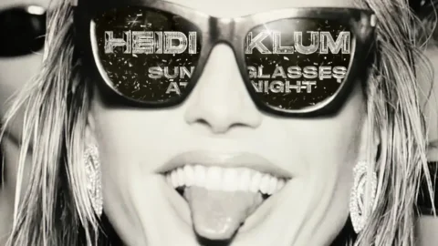 Мода или музика? И двете! Хайди Клум изпя "Sunglasses At Night"