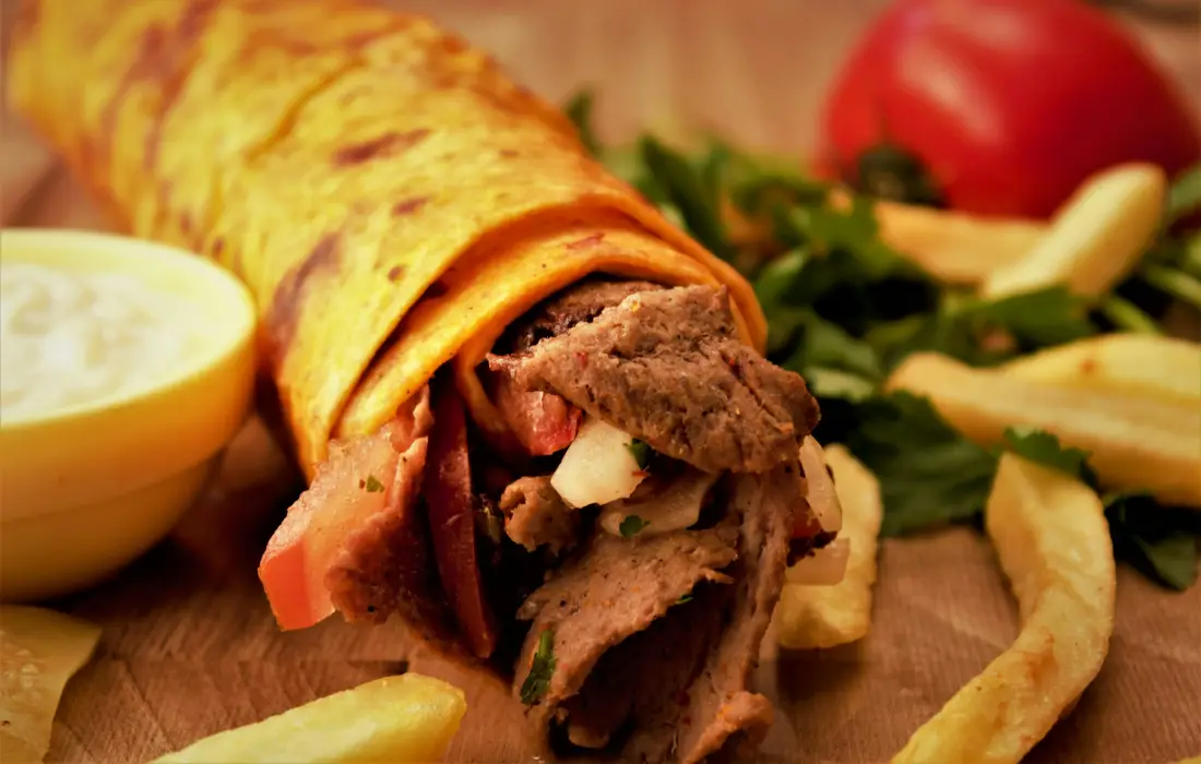 Домашен гръцки гирос