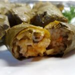 Сарми от лозов лист с ориз и кълцано месо