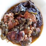 Месо с лозови листа