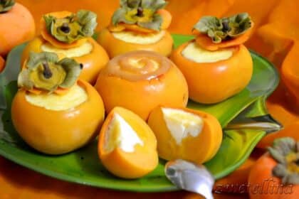 Крем карамел в райска ябълка