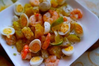 Елитна салата с кралски скариди