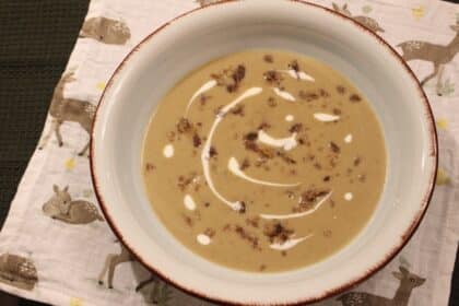 Супа от кестени и манатарки