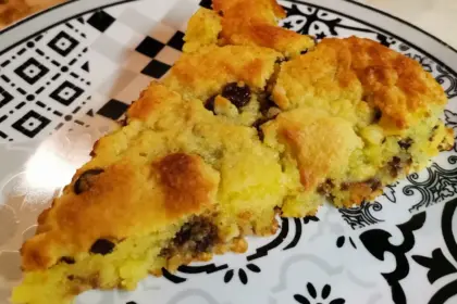 Бяло брауни с кокосово брашно