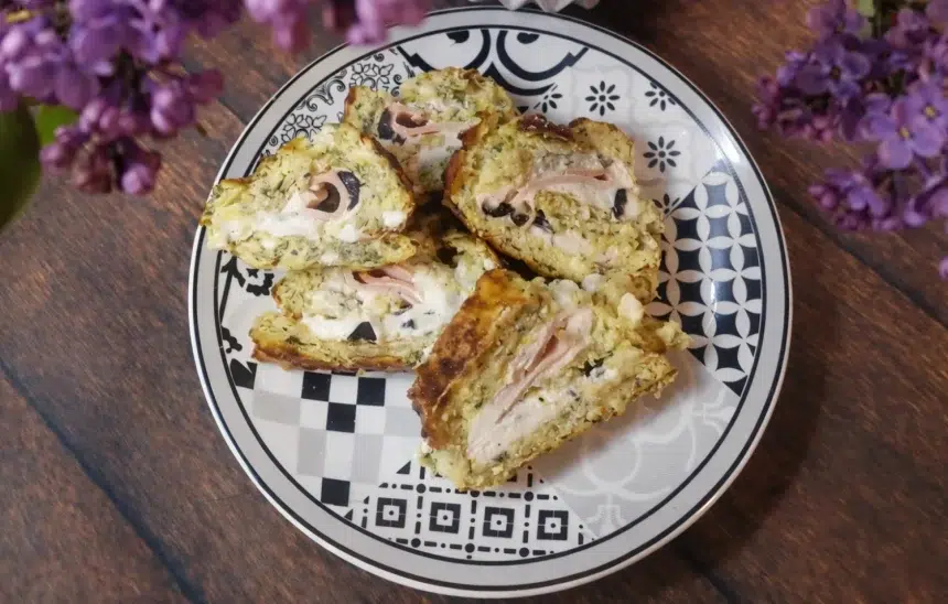 Руло от тиквички с пуешко филе