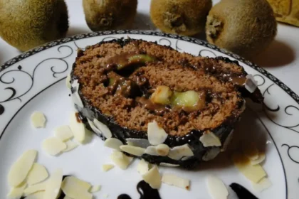 Шоколадово руло с киви