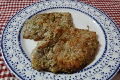 Бързи шницели с резене