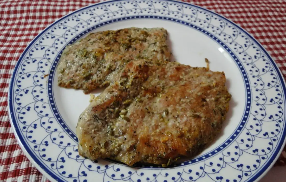 Бързи шницели с резене