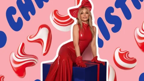 Кайли Миноуг носи празничен блясък с "XMAS"