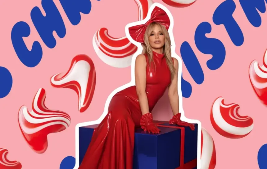 Кайли Миноуг носи празничен блясък с "XMAS"