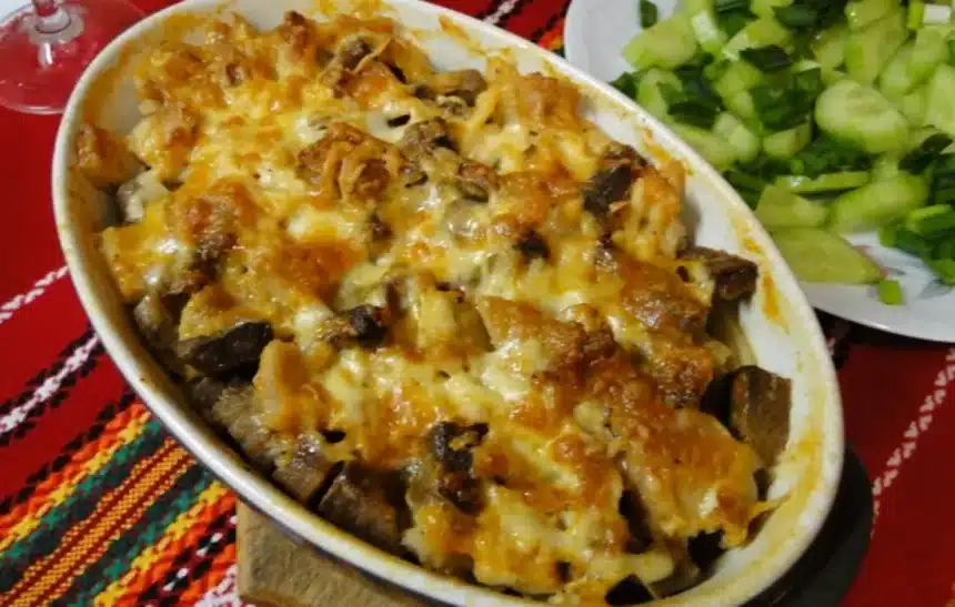 Шкембе с език на фурна