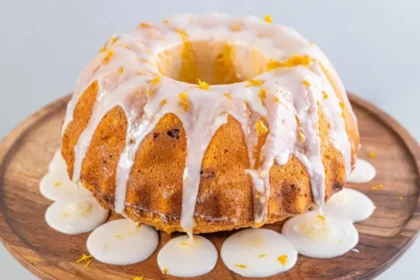 Портокалов кекс с шоколадови парченца