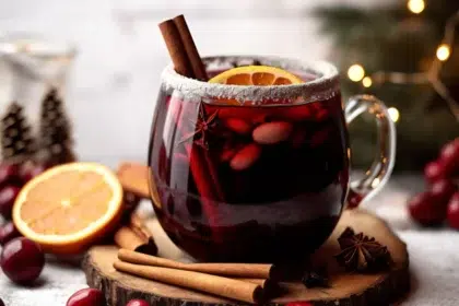 Топла зимна сангрия