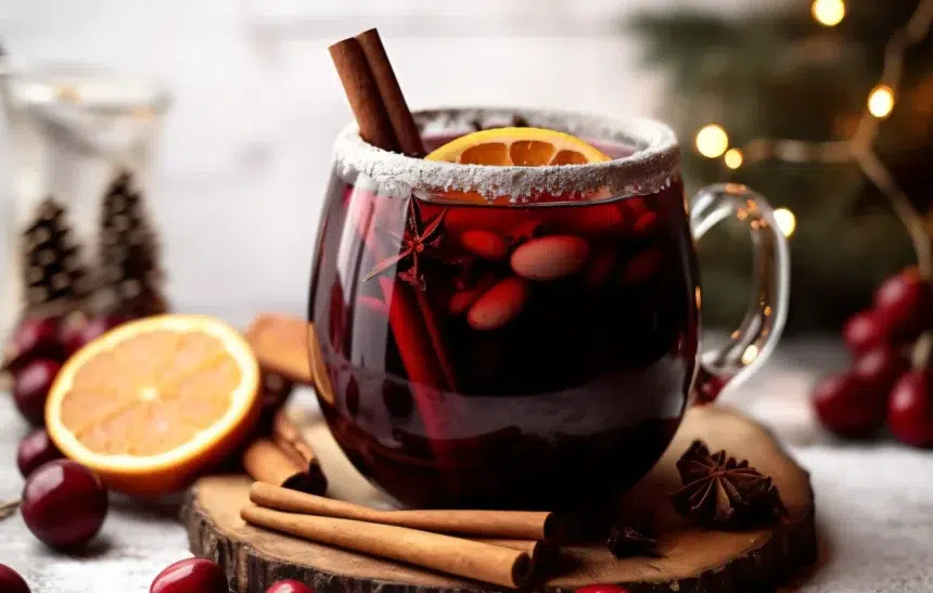 Топла зимна сангрия