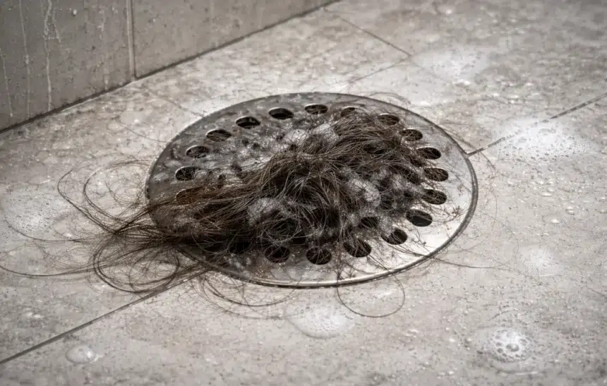 Какво количество коса е нормално да губите, когато се къпете?